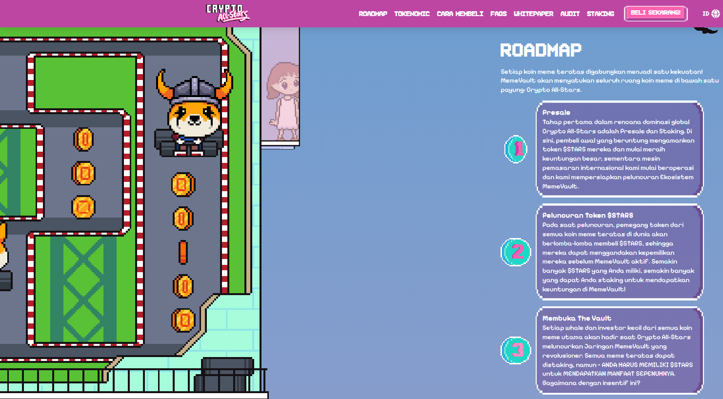 Prediksi harga Crypto All Stars - peta jalan