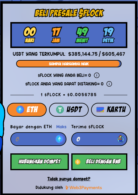 Cara beli Flockerz - presale