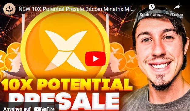 NEU 10X Potential Presale Bitcoin Minetrix MININGt $BTC