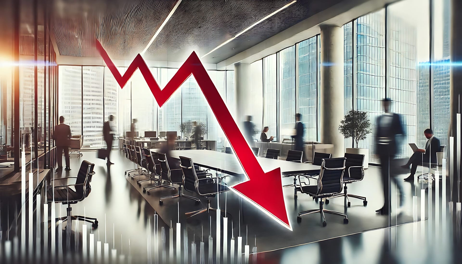 Wirtschaftsabschwung - KI generiert