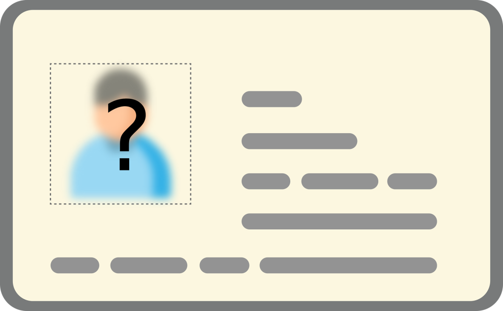 Leerer Personalausweis