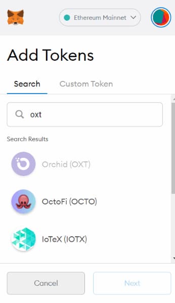 Chọn mã thông báo