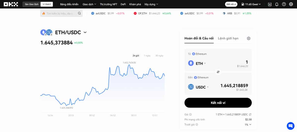 Sàn giao dịch phi tập trung OKX