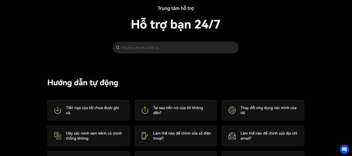 Dịch vụ hỗ trợ khách hàng