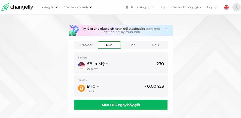Changelly - Làm thế nào để mua Bitcoin bằng thẻ tín dụngthẻ ghi nợ