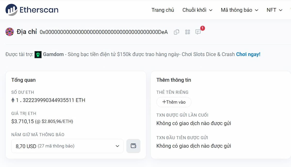 Tổng Nguồn Cung ETH 