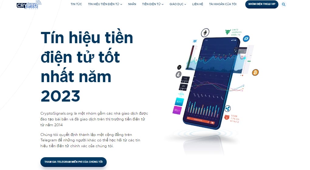 Cryptosignals.org – Kênh telegram crypto signals tốt nhất