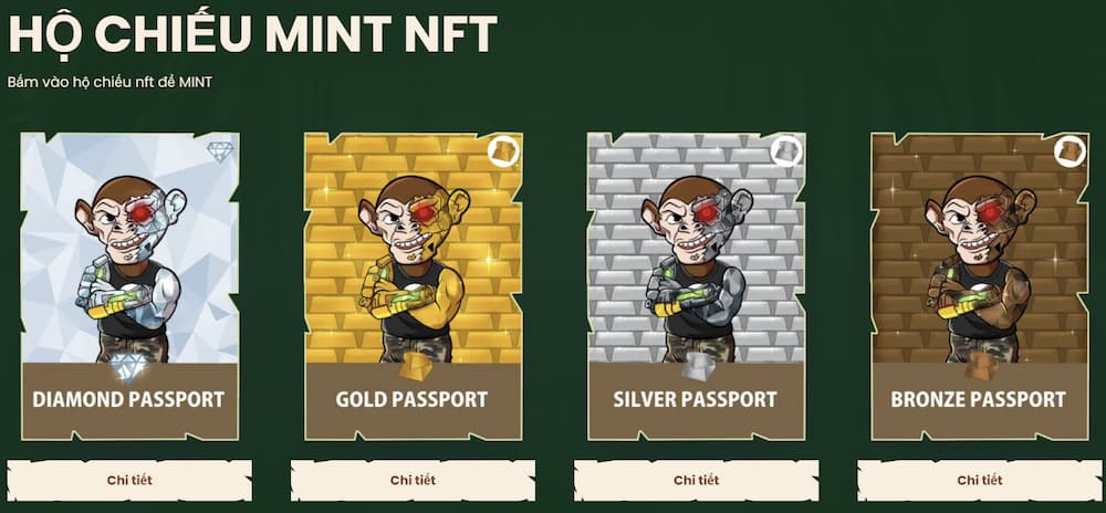 Nhận thu nhập thụ động từ NFT Passports