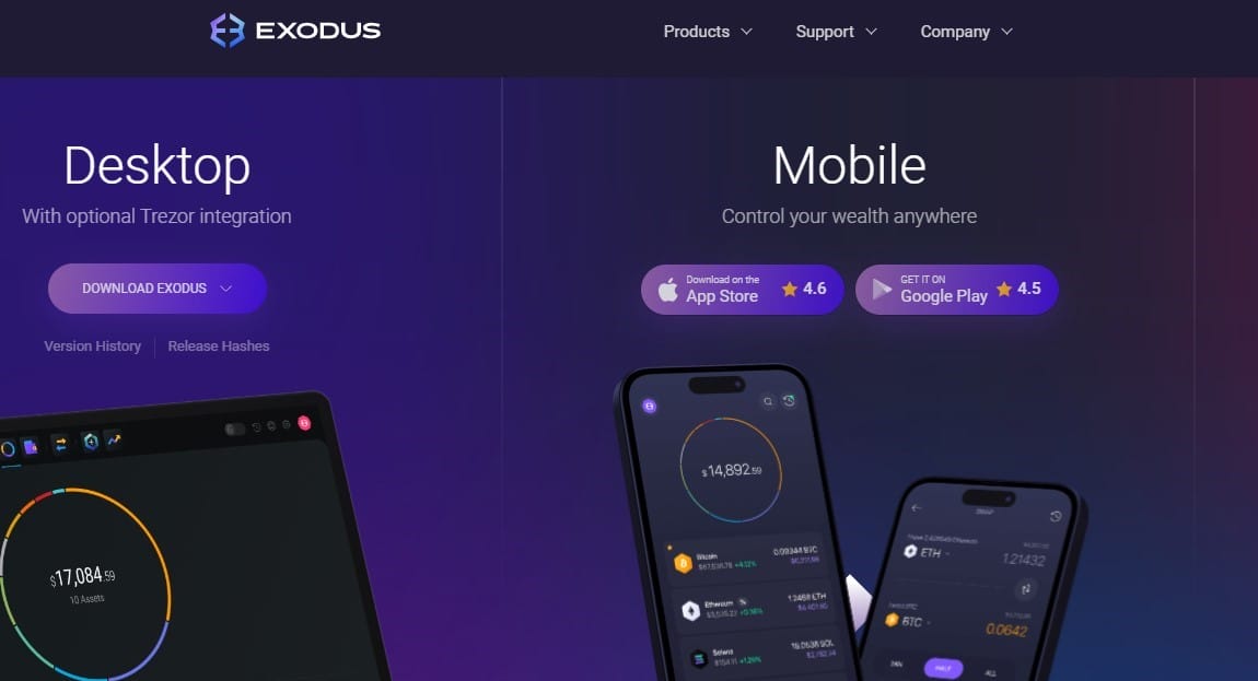 Exodus – Mua BNB nhanh chóng và tiết kiệm chi phí