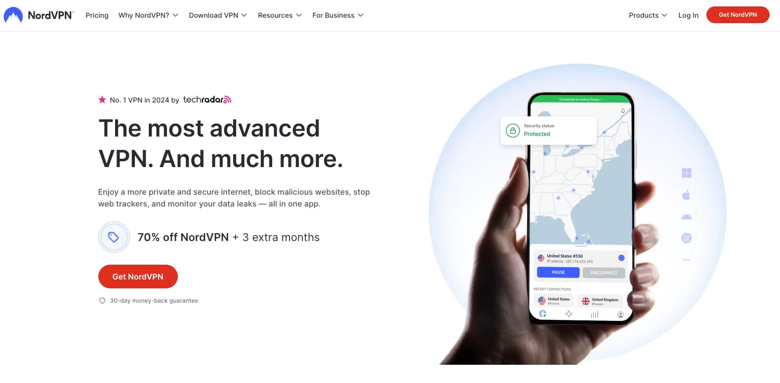 NordVPN VPN tốt nhất để giao dịch tiền điện tử