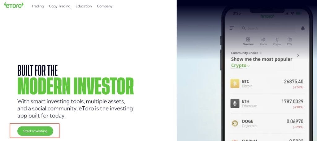 Đầu tư eToro
