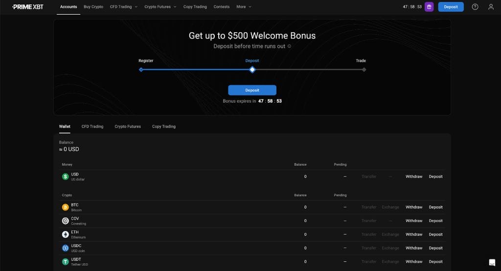 PrimeXBT – Mua bán tiền điện tử và nhiều sản phẩm tài chính khác thông qua nền tảng all-in-one số 1 thế giới