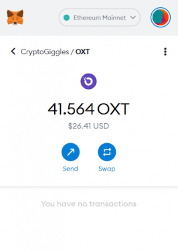 Trade selected tokens