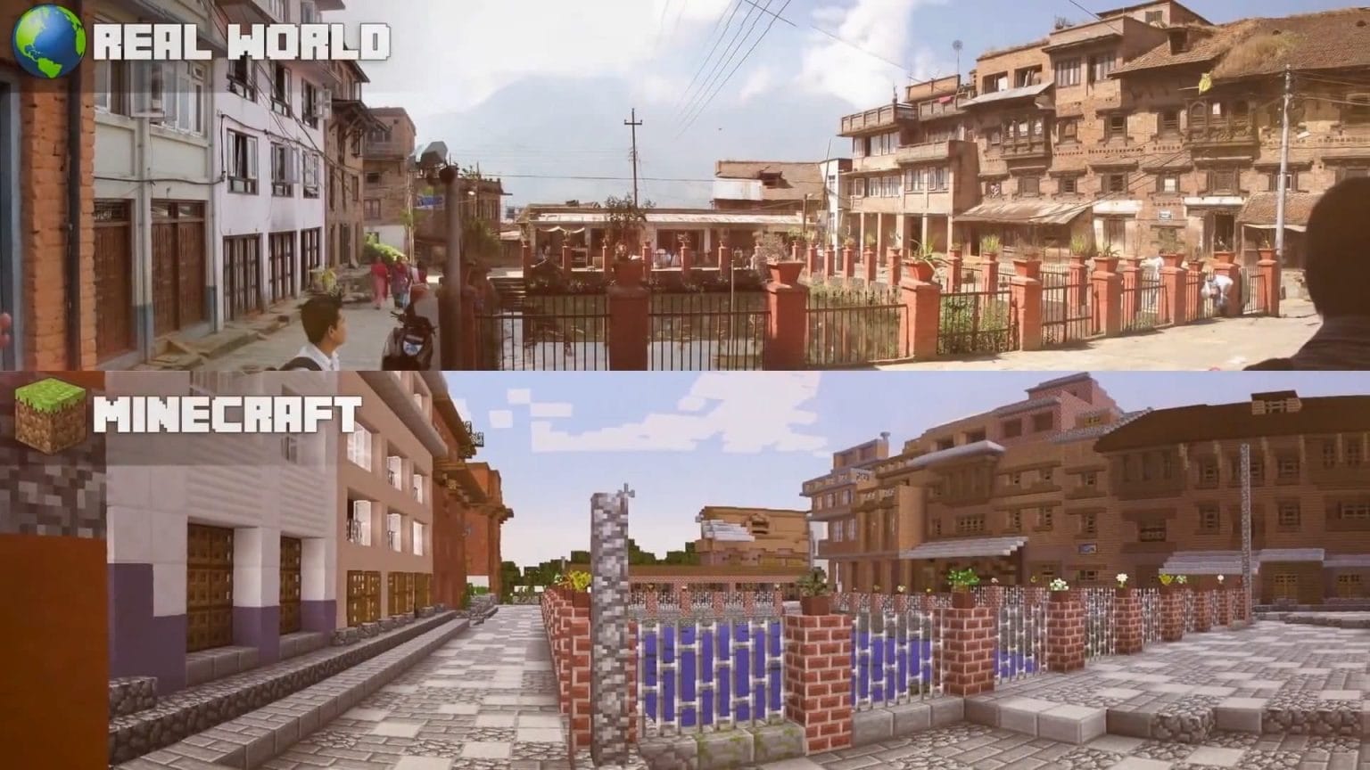 real world vs minecraft