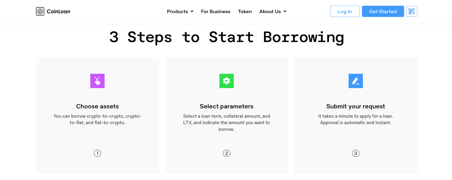 CoinLoan - เริ่มต้นอัตราดอกเบี้ยเงินกู้ที่ 5.5%