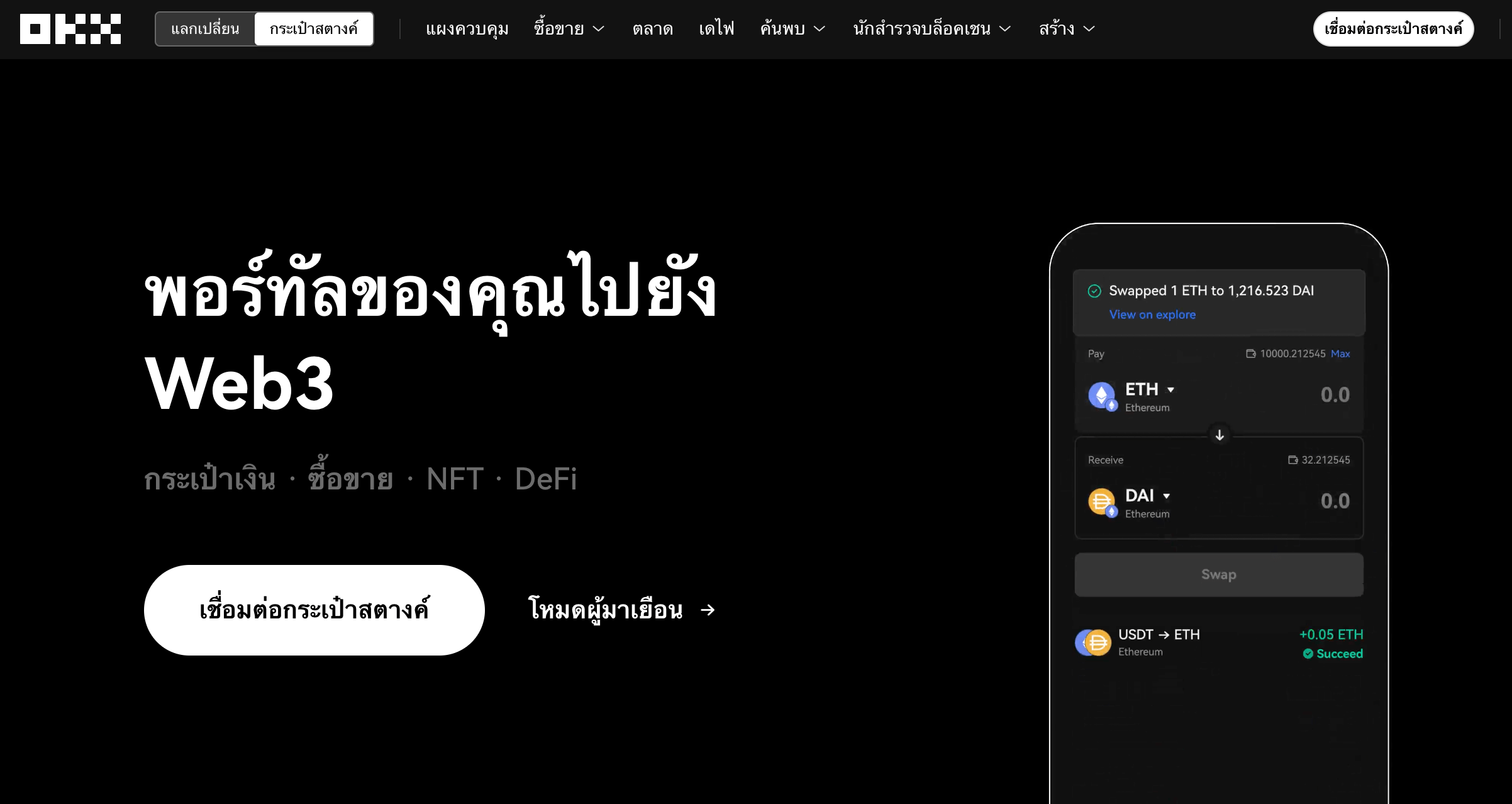 OKX Wallet – กระเป๋าคริปโต