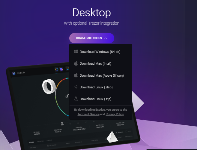 ดาวน์โหลด Exodus Wallet