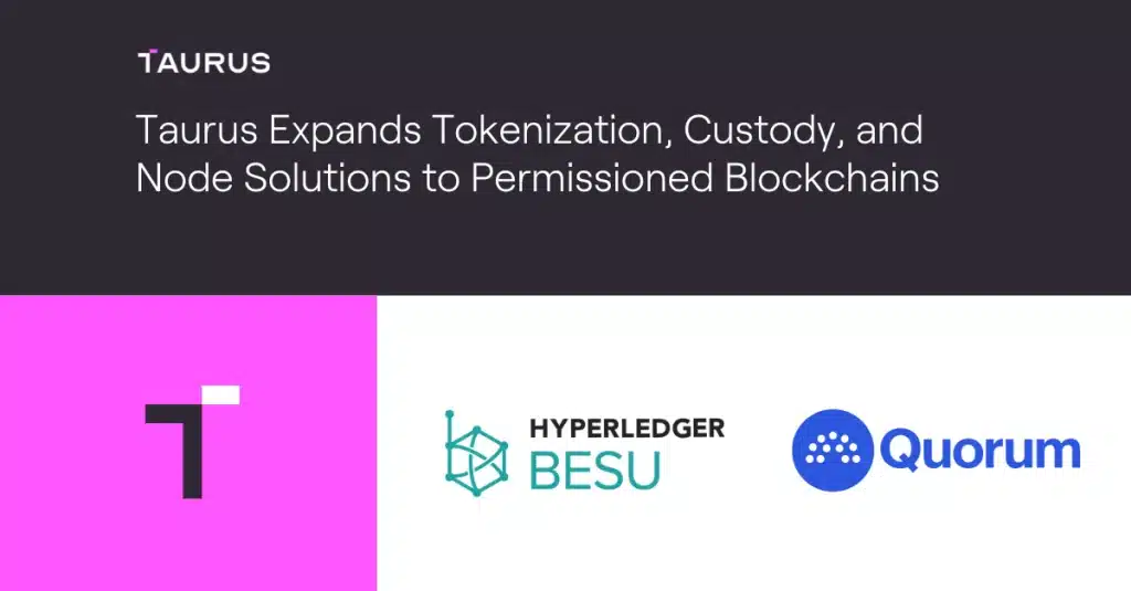 Taurus Deutsche Bank blockchain tokenisation