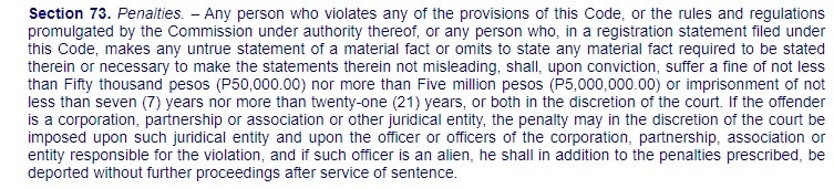 loi philippines crypto