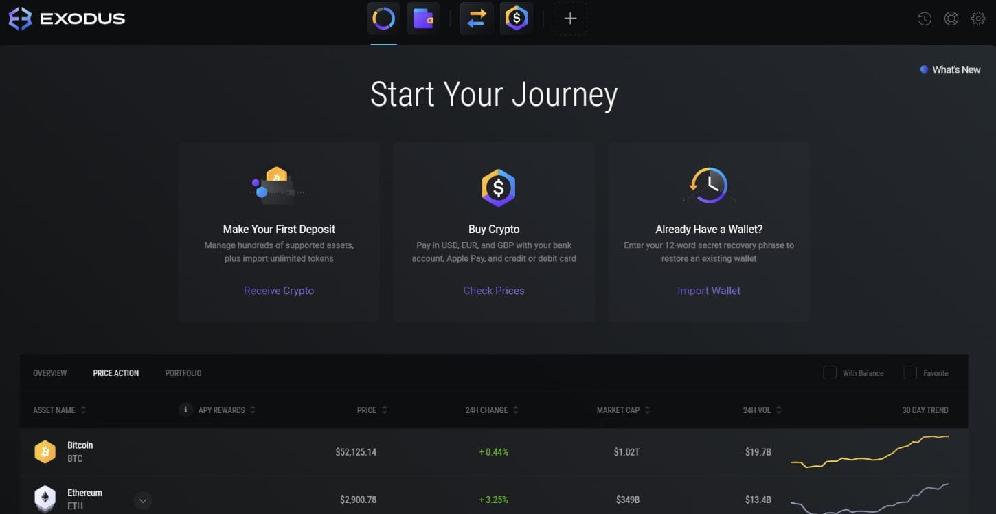 Ouvrir son portefeuille