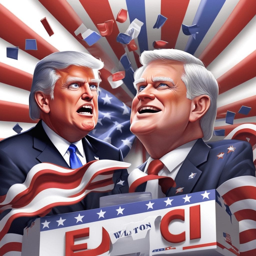 Illustration &eacute;lection am&eacute;ricaine