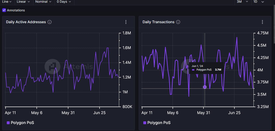Activités sur Polygon