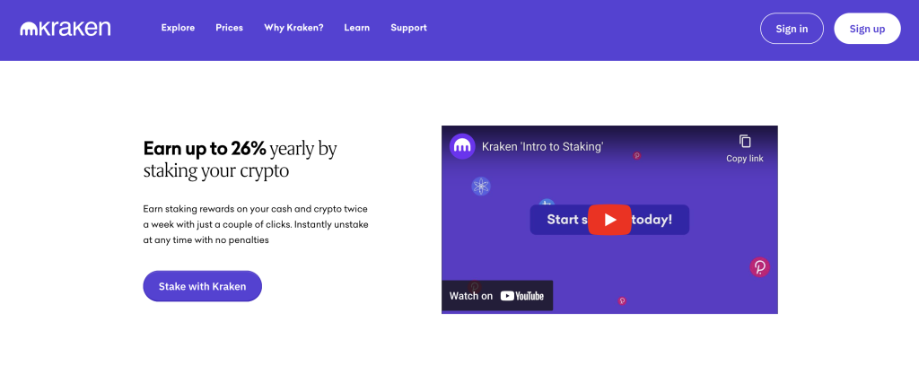 En İyi Ethereum Staking platformları arasındaki kraken