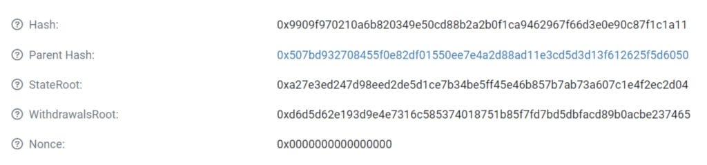 Ethereum işlem karması