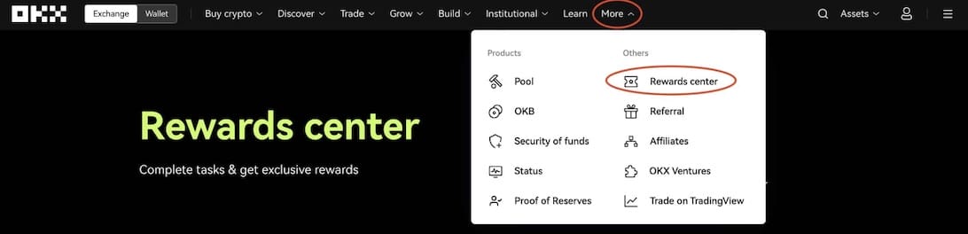 okx &ouml;d&uuml;l merkezi