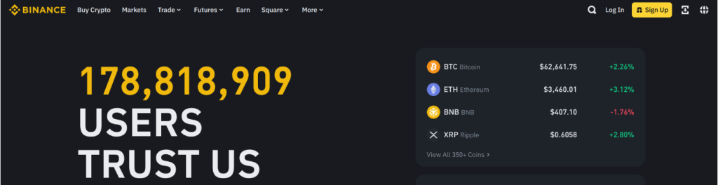 Dünyanın en iyi borsası binance