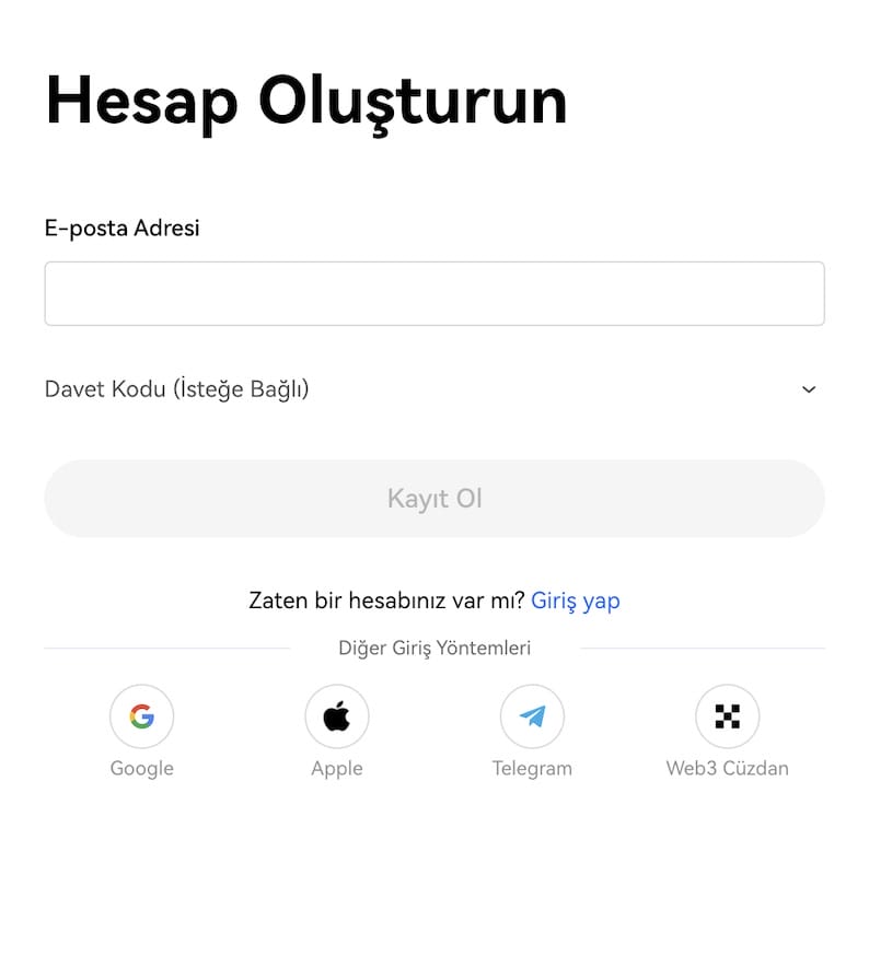 okx kayıt bonusu i&ccedil;in hesap oluşturun