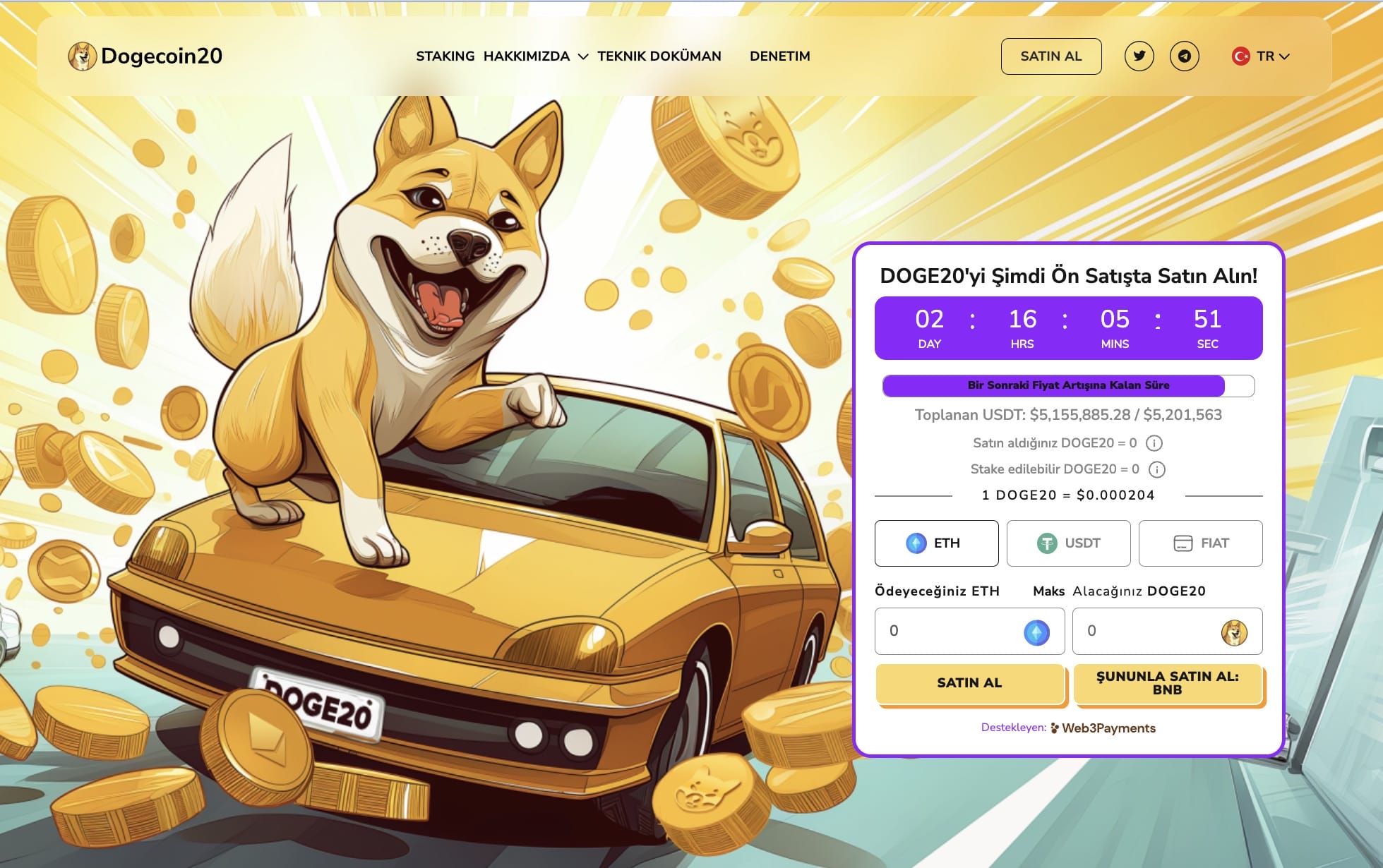 Dogecoin20 ($DOGE20) Satın Alma Rehberi