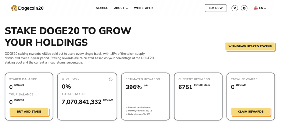 Dogecoin20 ($DOGE20) Fiyat Tahmini