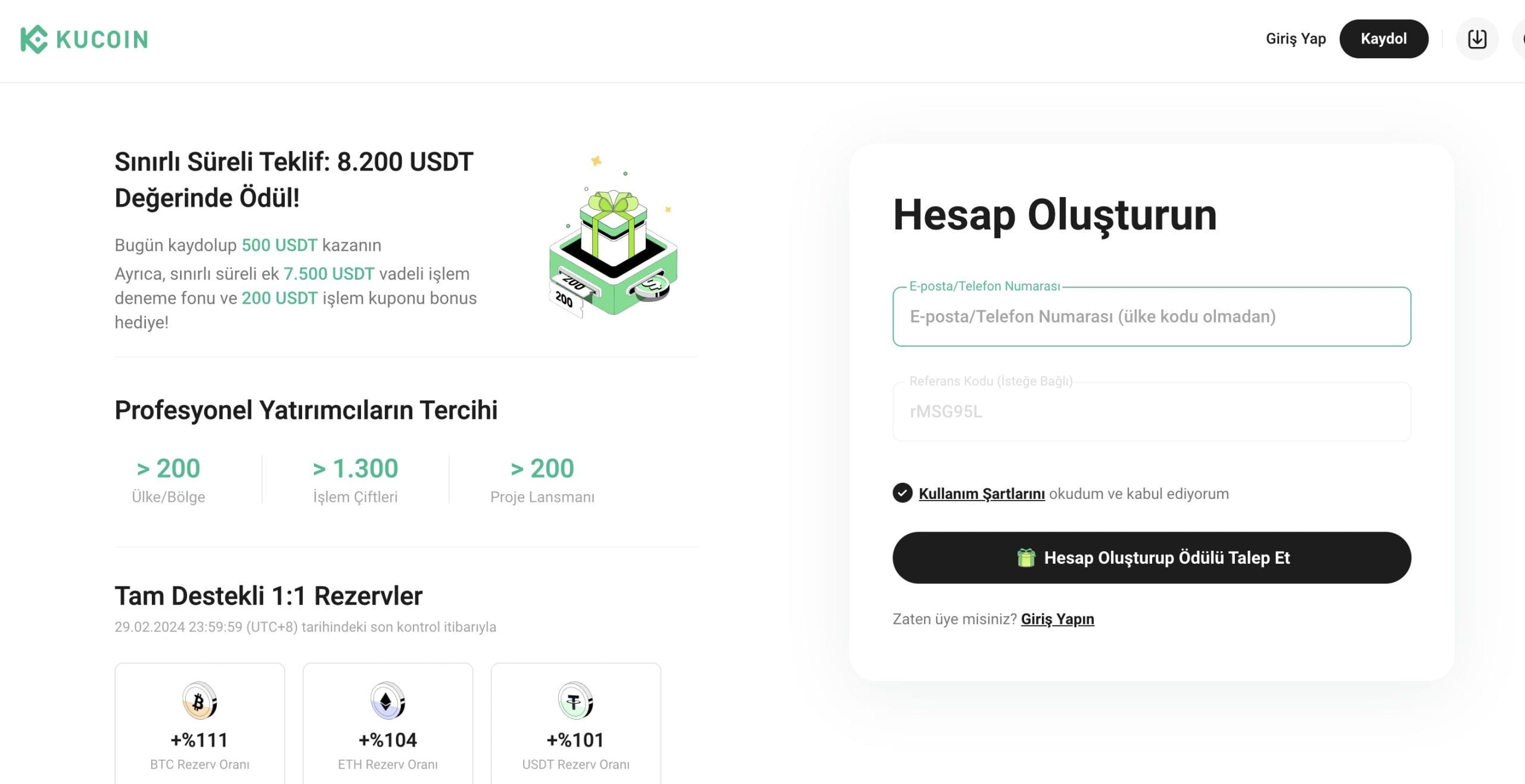 kucoin kripto para uygulaması