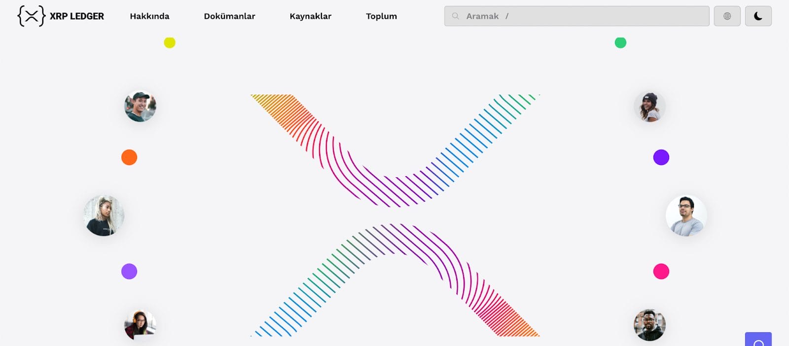 XRP Ledger ana sayfası