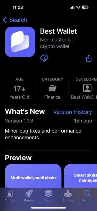 Best Wallet Uygulama Mağazası