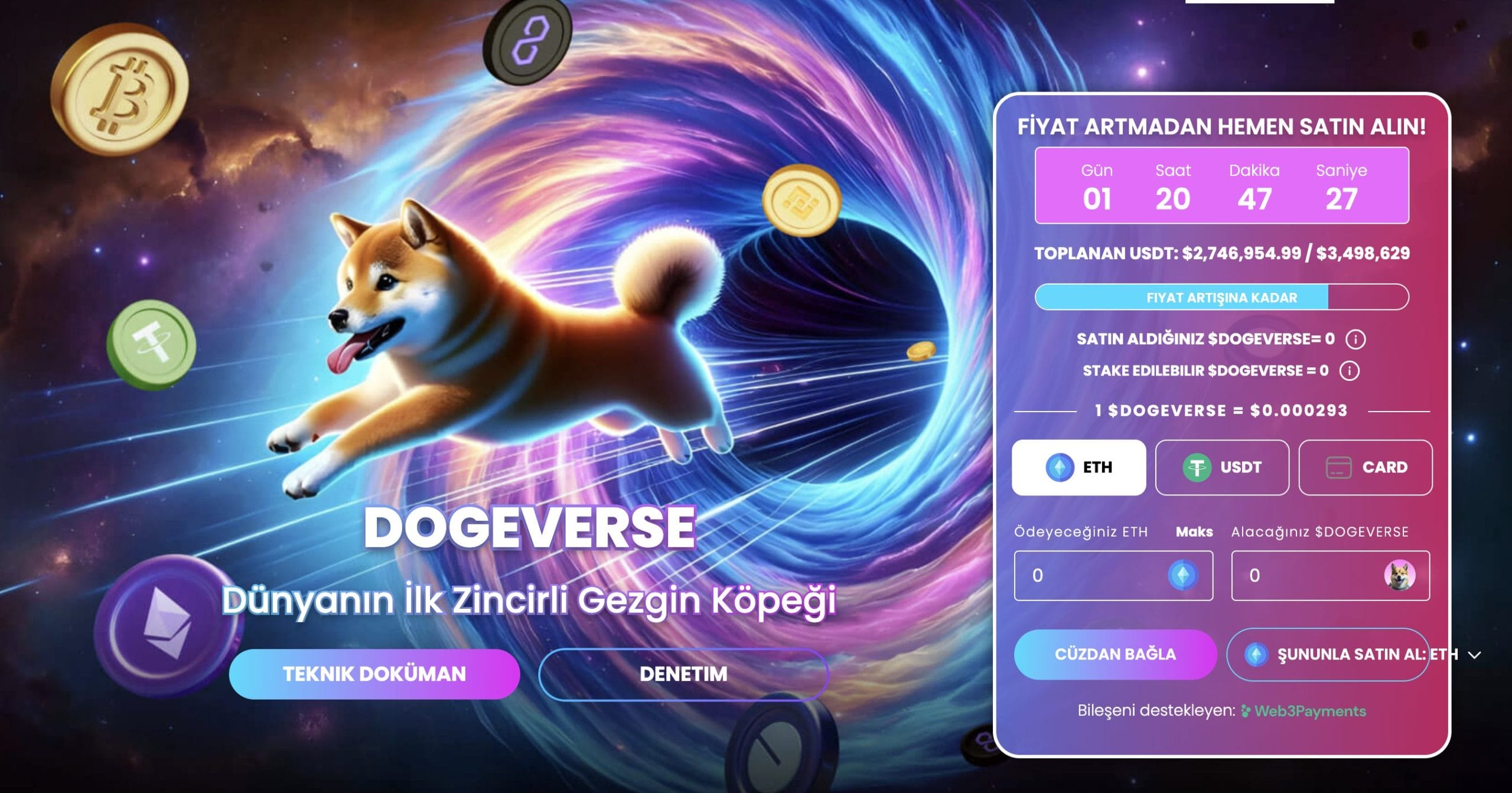 dogeverse fiyat tahmini