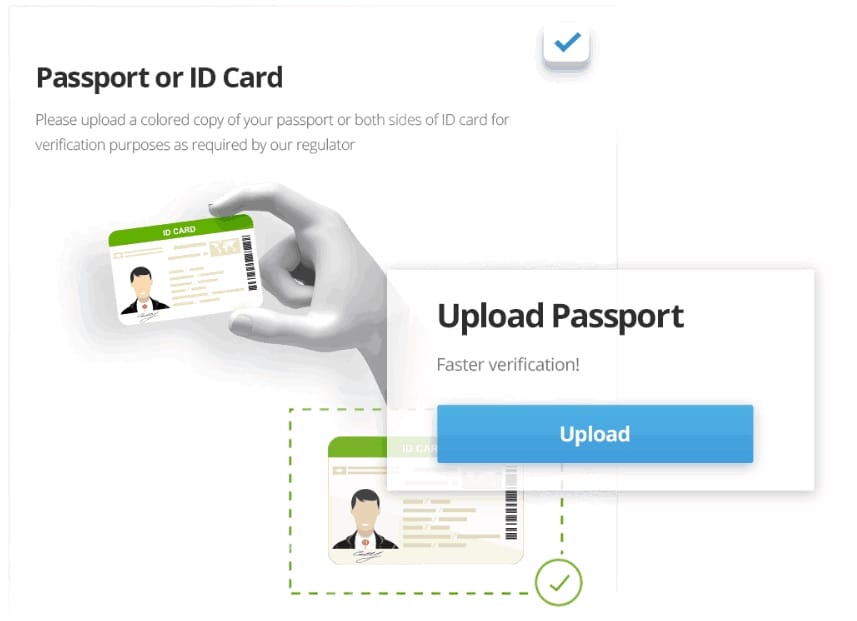 TRON satın alma eToro doğrulama