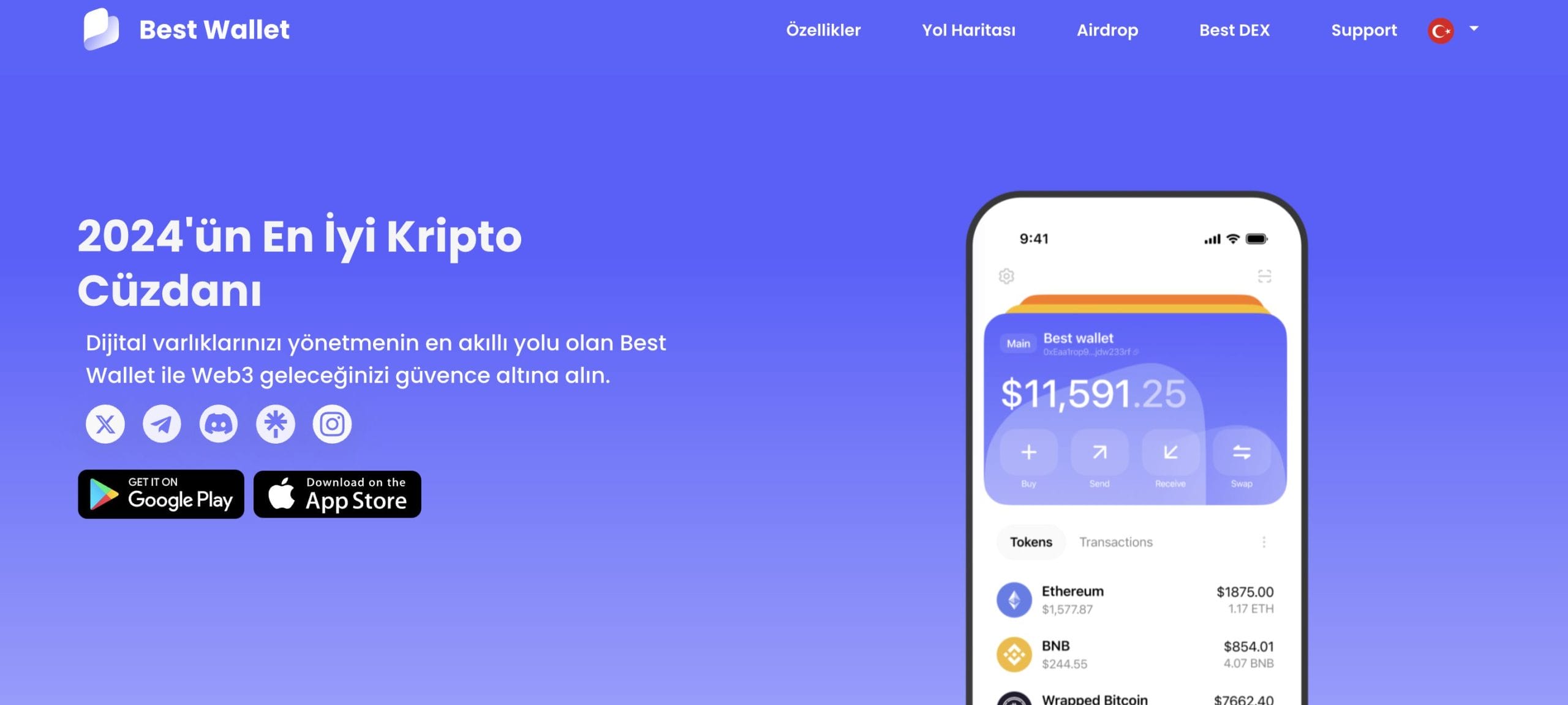 En iyi Ethereum c&uuml;zdanları Best Wallet
