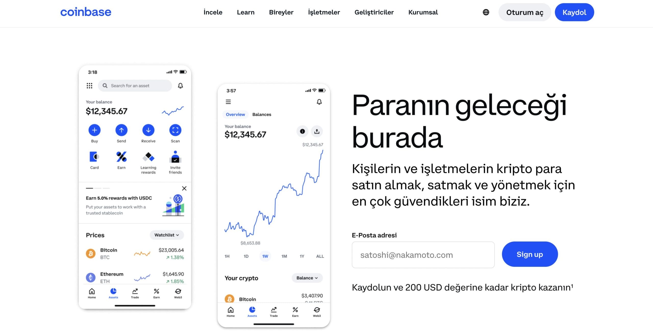 en iyi Ethereum c&uuml;zdanları coinbase
