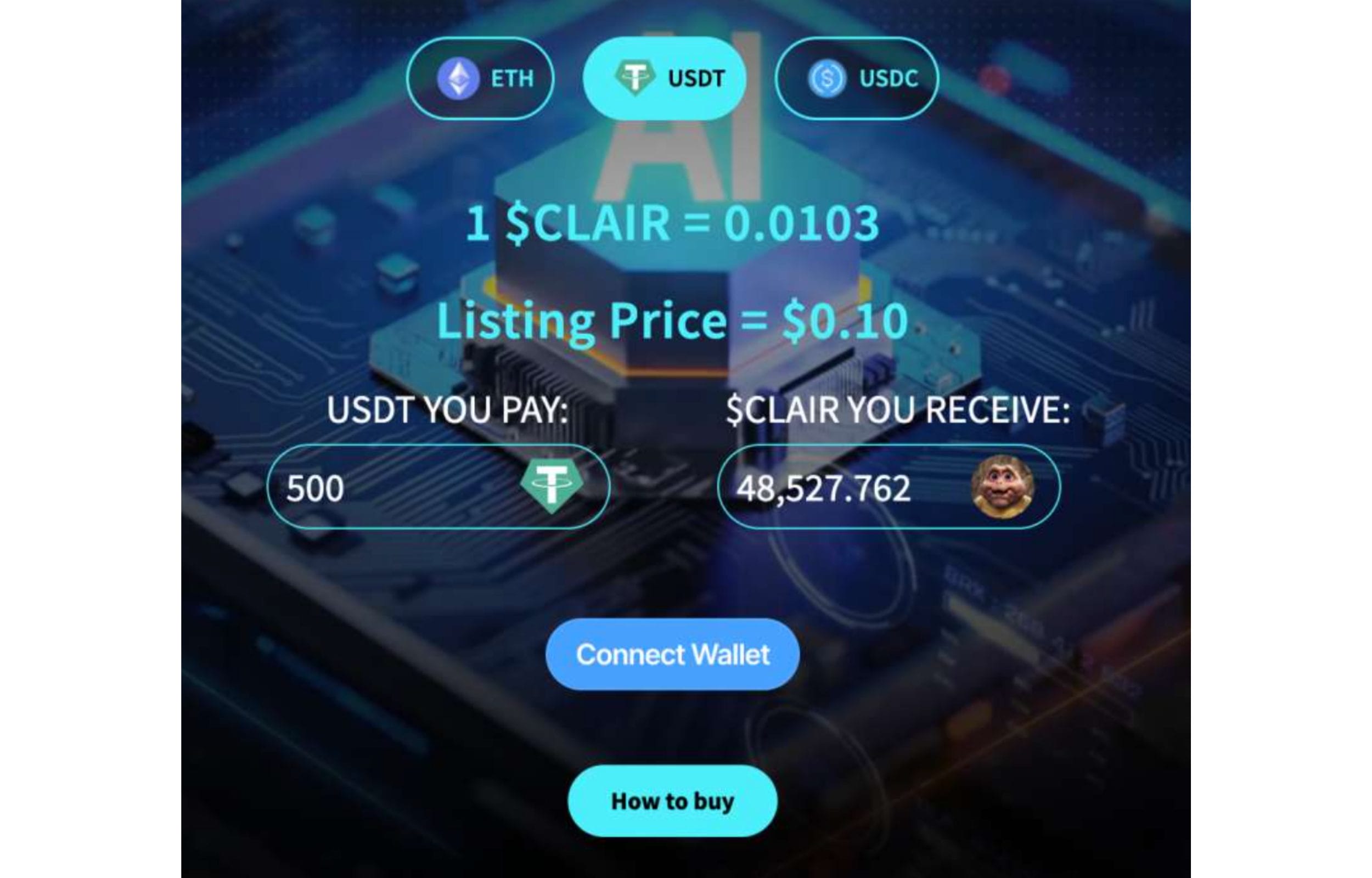 $CLAIR &ouml;n satış 