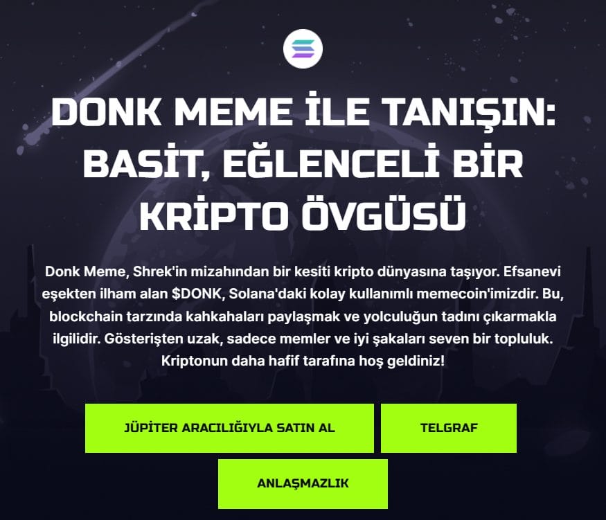 Yeni Solana Meme Coini