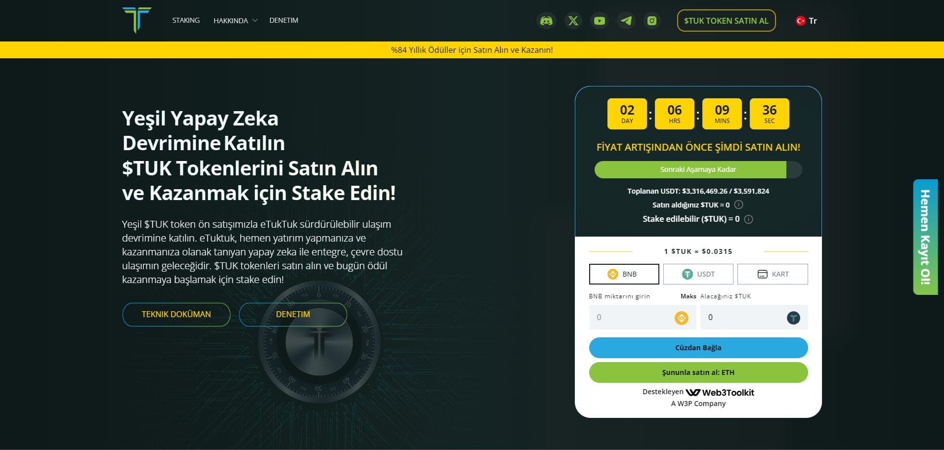 eTukTuk, Çevre Dostu Kripto