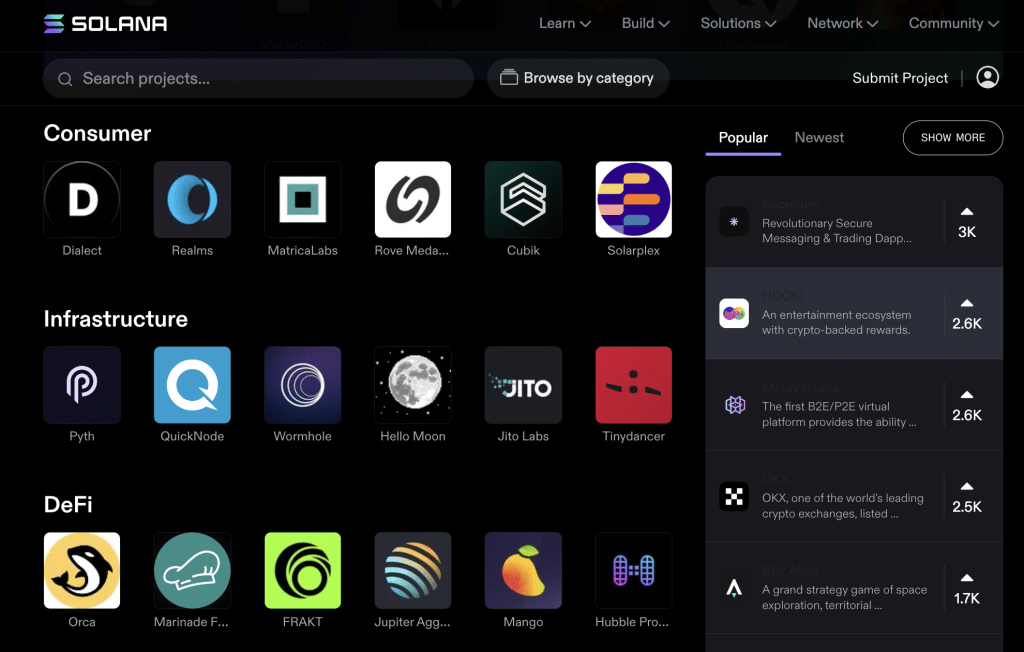 Solana, katman 1 seviyesi