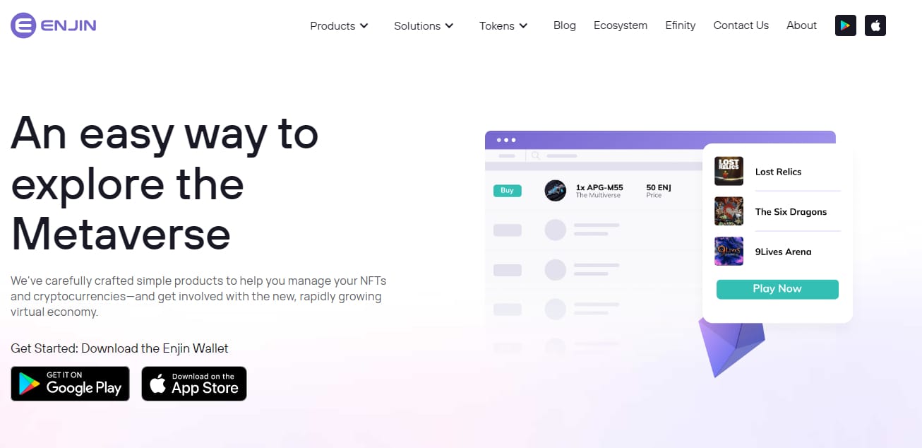 en iyi metaverse coinleri Enjin
