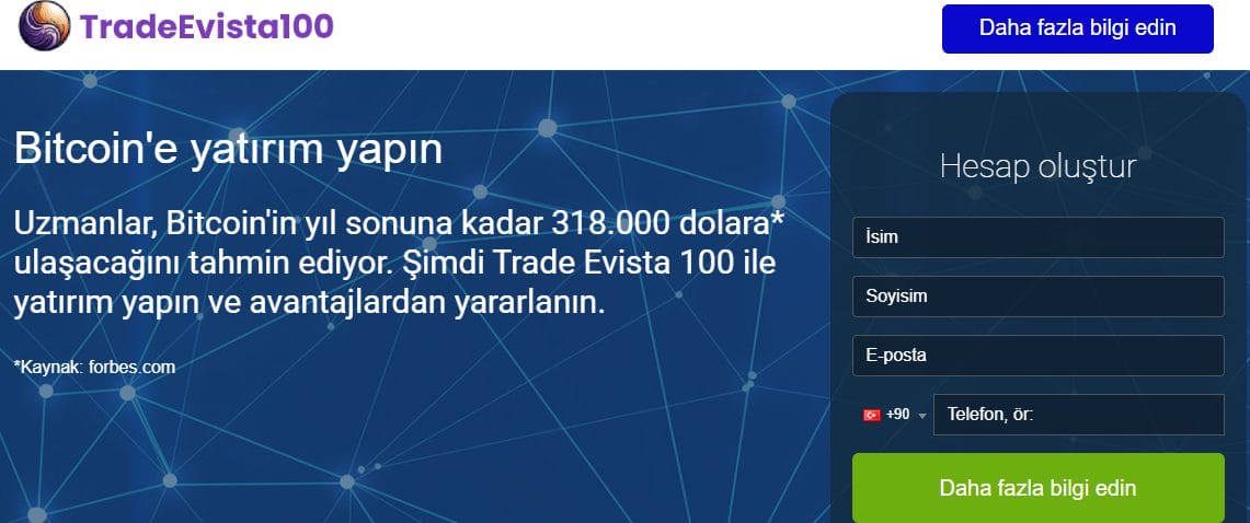 Trade Evista 100 incelemesi
