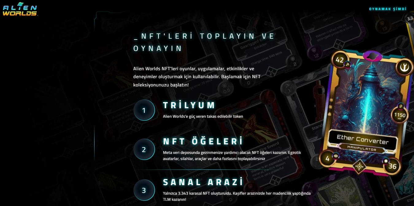 Alien Worlds Uzayın Sınırını Keşfedin