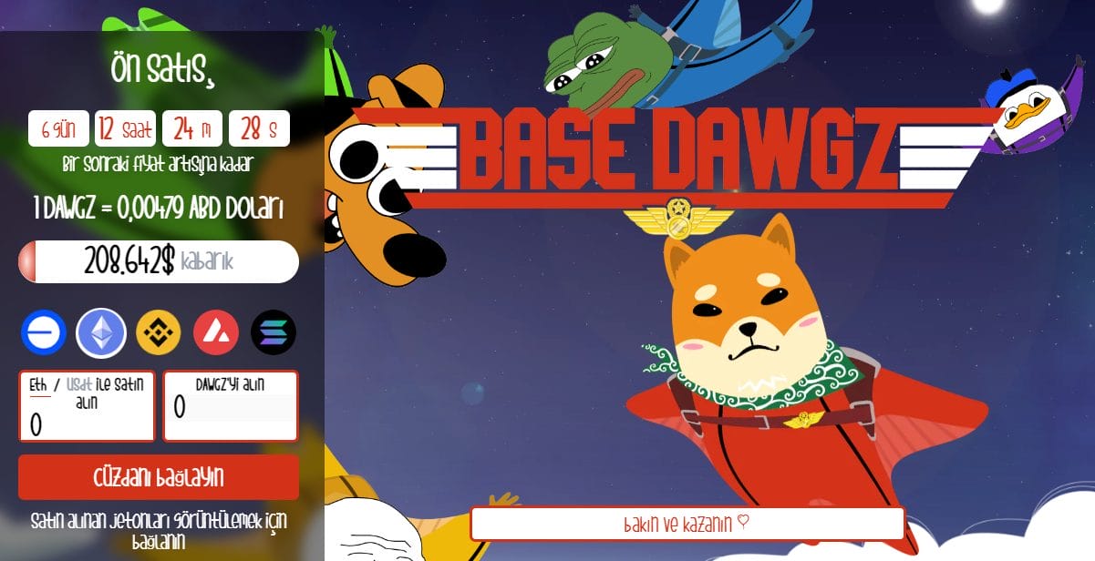 Base Dawgz Kripto Ön Satışını Başlattı, Brett Gibi Patlama Yapacak mı?