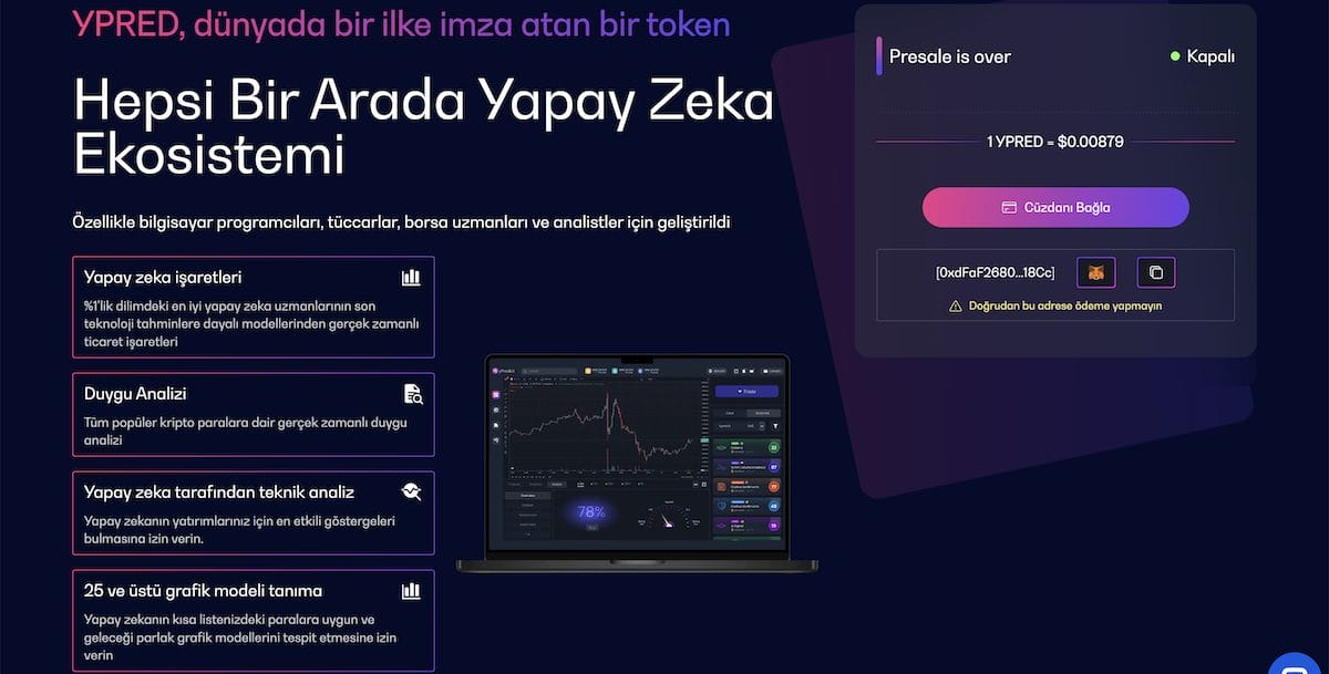 yPredict Coin satın alma rehberi AI Ekosistemi &Ouml;n Satışı