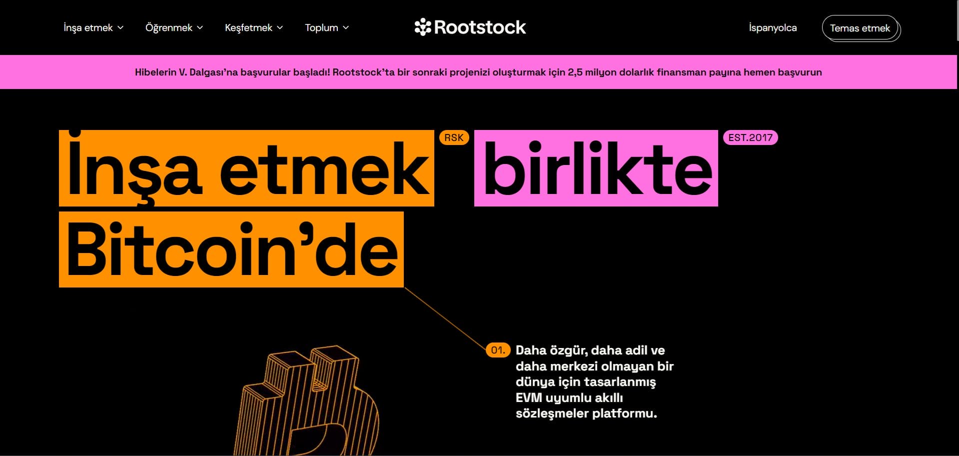 EVM Uyumlu Akıllı S&ouml;zleşme Platformu